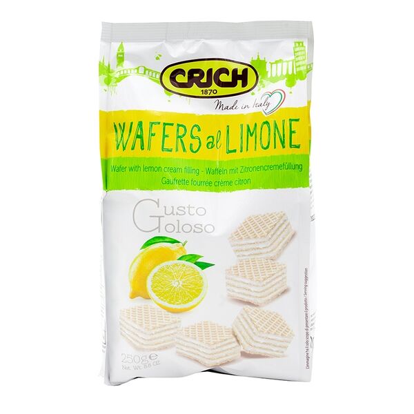 Вафли Crich с лимонно-кремовой начинкой