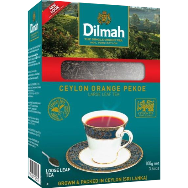 Чай черный Dilmah Orange Pekoe крупнолистовой цейлонский байховый 50г