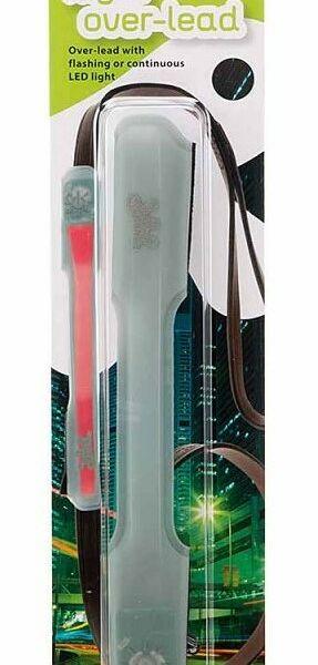 Ferplast мигающая накладка на поводок Night Over Lead