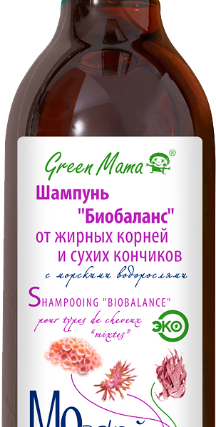 Шампунь для волос Green Mama Биобаланс Морские водоросли 400мл