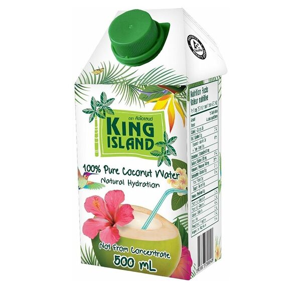 Вода кокосовая King island 100% натуральная без сахара