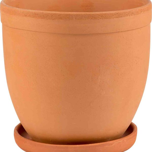 Горшок керамический Терракот с подставкой 2 л