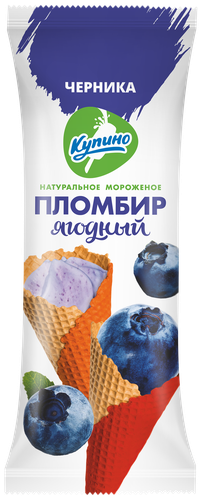 

Мороженое Купино пломбир Ягодный, черника 95 г