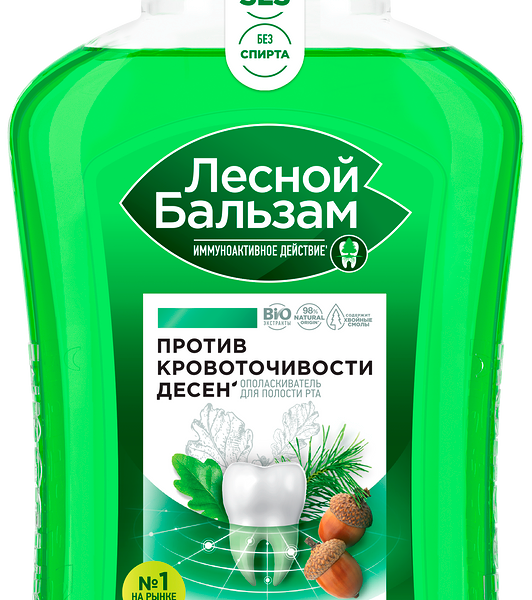 Лесной бальзам Ополаскиватель для рта при кровоточивости десен 250 мл