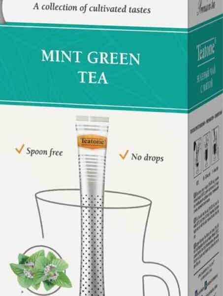 Чай зелёный Teatone с мятой в стиках 15 шт