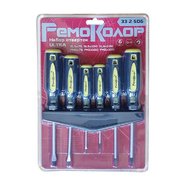 Набор отверток Ultra, 6 предметов