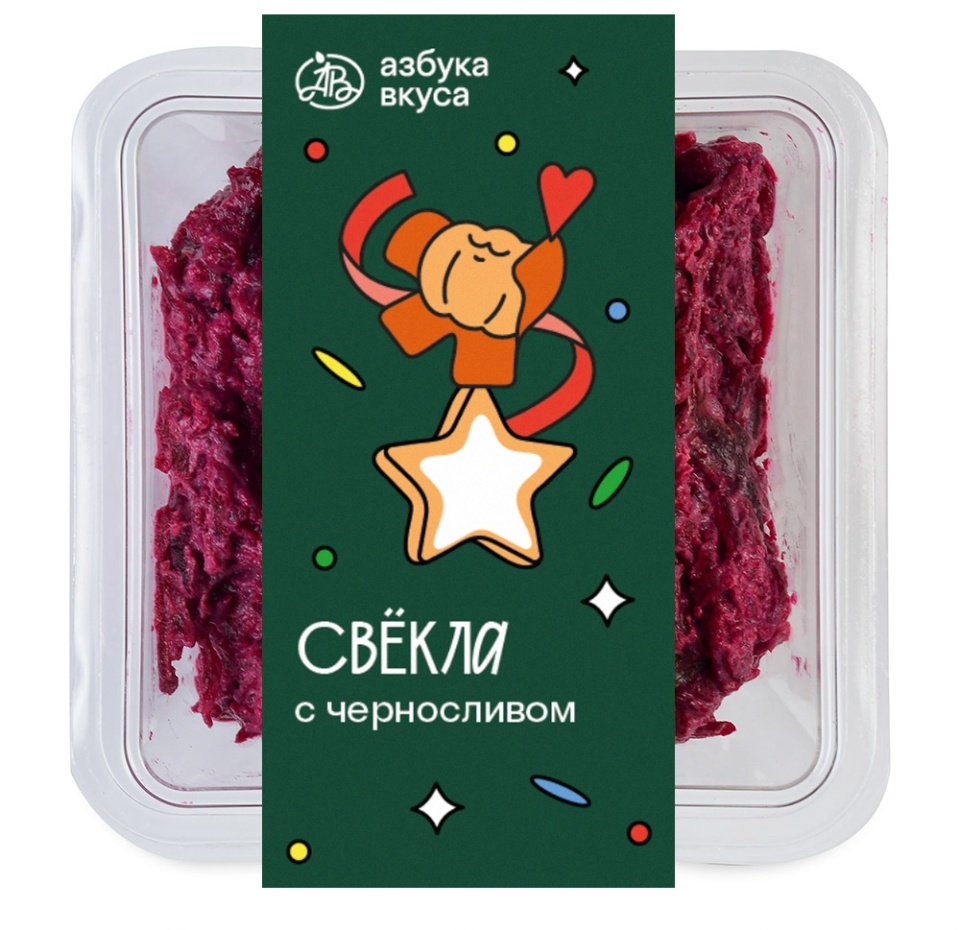 

Салат Уже Готово Азбука Вкуса свёкла с черносливом 250 г