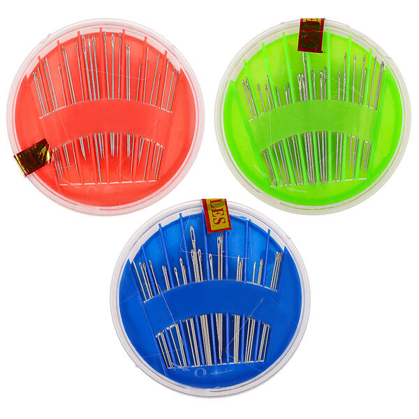 Набор швейных игл сталь 24 шт. в ассортименте