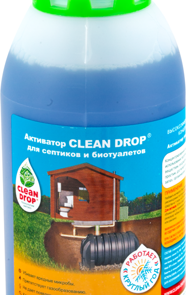 Активатор CLEAN DROP д/септиков и биотуалетов