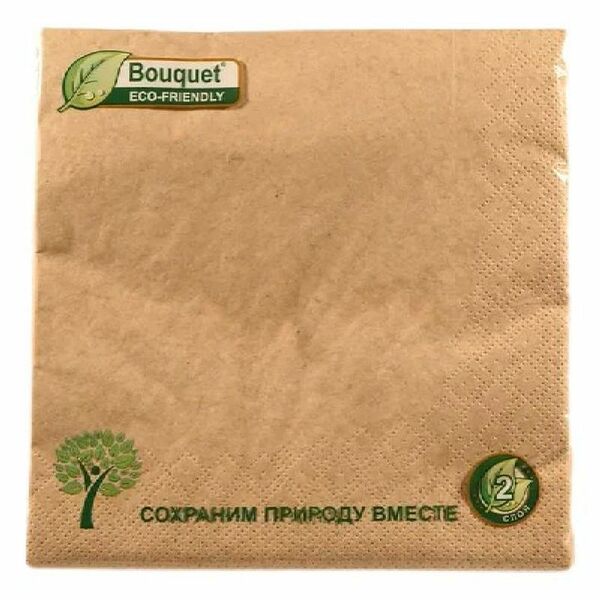 Салфетки бумажные Bouqet 2 слоя 33х33см 37880