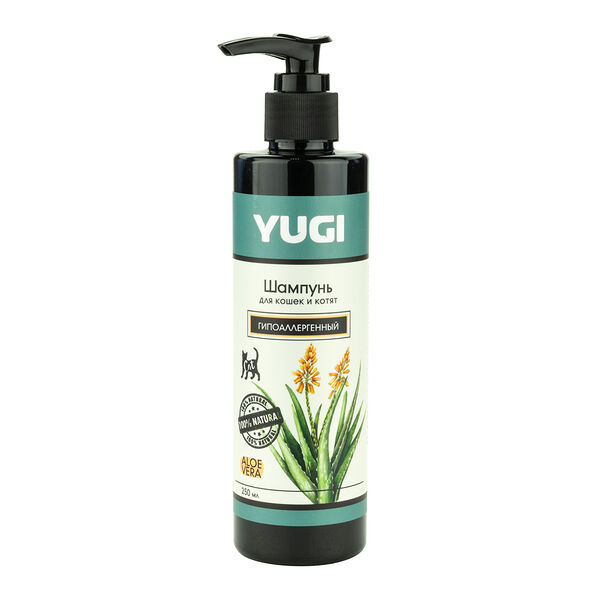 Шампунь YUGI Гипоаллергенный 250 мл для кошек и котят