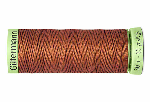 744506 Нить Top Stitch для отстрочки, 30м, 100% п/э Gutermann(847 медно-коричневый)