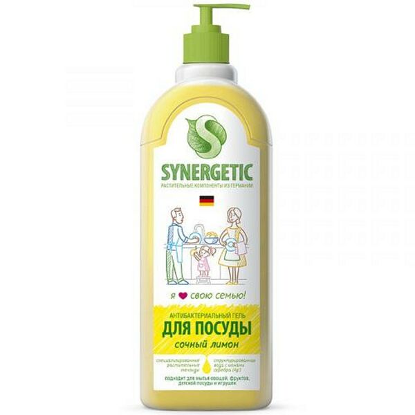 Средство для мытья посуды SYNERGETIC Биоразлагаемое концентрированное