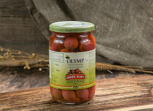 Оливки греческие рубиновые OLYMP