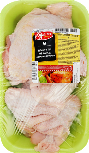 

Набор куриный КУРАТЬЕ Ассорти 1, бедро и крыло, весовой