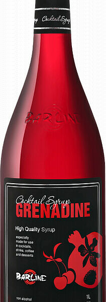 Сироп Барлайн, Гренадин (с соком граната и малины), 1 л, Россия
