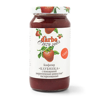 Конфитюр d'arbo Клубника низкокалорийный