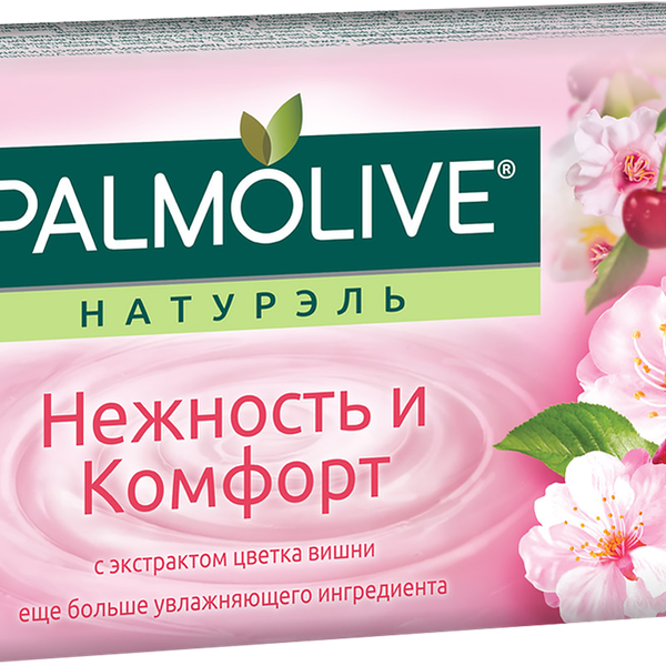 Туалетное мыло Palmolive Натурэль Нежность и комфорт с экстрактом цветка вишни