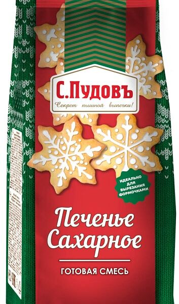 Смесь для выпечки С.Пудовъ Печенье сахарное 400г