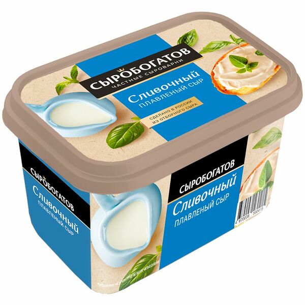 Сыр плавленый Сыробогатов Сливочный 50%