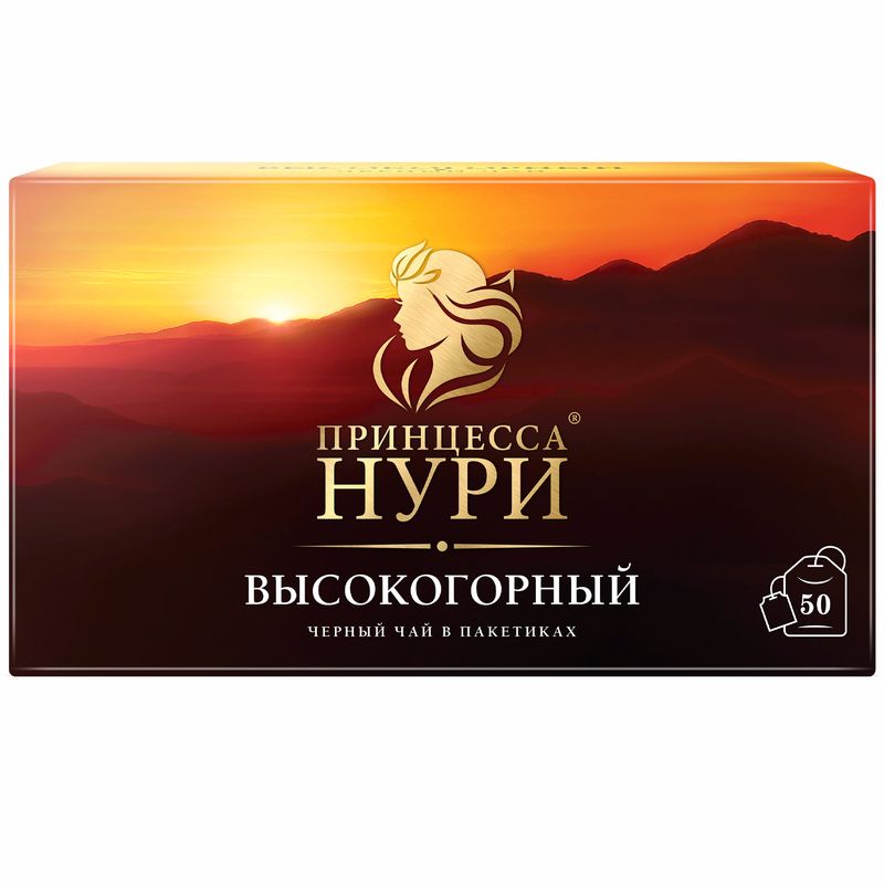 

Принцесса Нури Высокогорный черный чай в пакетиках, 50 шт.