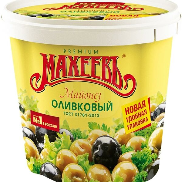 Майонез Махеевъ Оливковый 50.5% 800мл