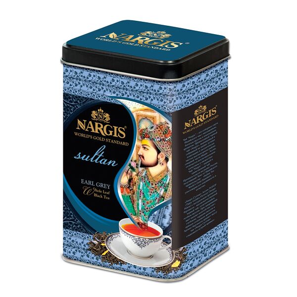 Чай индийский черный листовой Nargis, Sultan Assam TGFOP с бергамотом