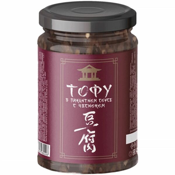 Тофу в пикантном соусе с чесноком 350г