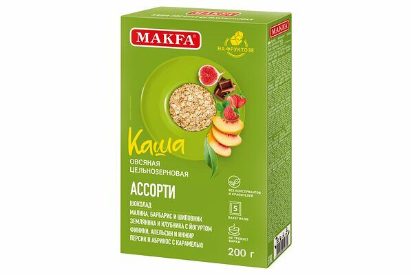 Каша овсяная Макфа Ассорти цельнозерновая