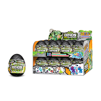 

Игрушка Dino Uleashed яйцо сюрприз фигурка динозавра, 3 аксессуара, слайм, гид коллекционера, Китай