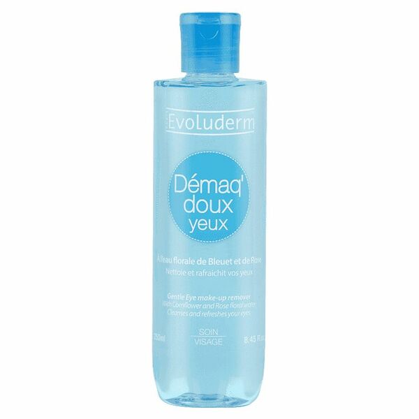 Жидкость Evoluderm для снятия макияжа с глаз, 250мл