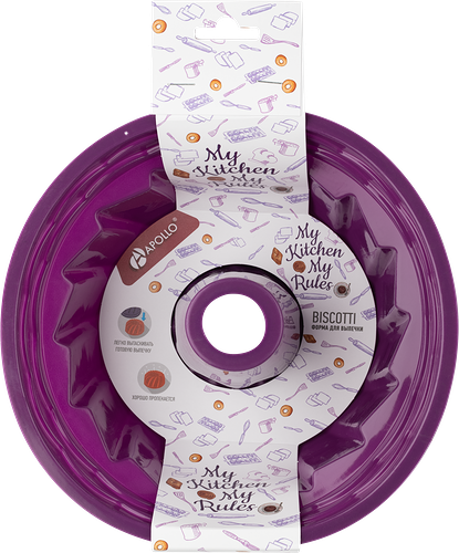 Форма для выпечки Apollo Biscotti, 22.5х10.5 см, цвет в ассортименте, 1 шт