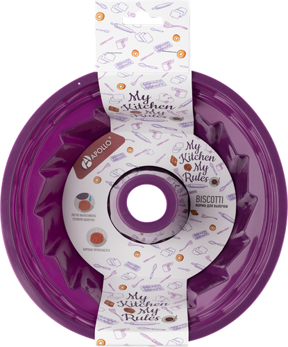 

Форма для выпечки Apollo Biscotti, 22.5х10.5 см, цвет в ассортименте, 1 шт