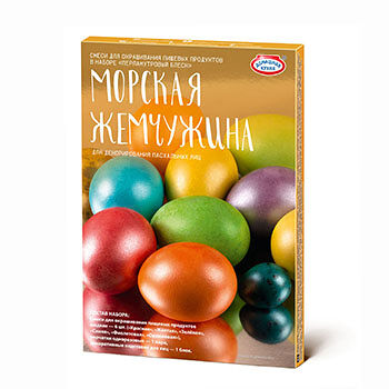 Набор пасхальный Домашняя кухня Перламутровый блеск Хамелеон для декорирования яиц в ассортименте