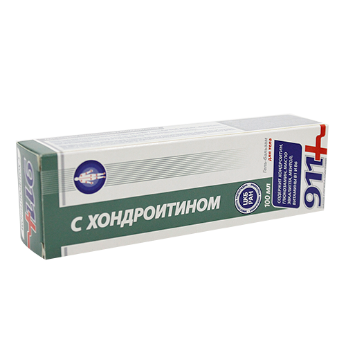 911 хондроитин 100 мл, гель-бальзам, для суставов
