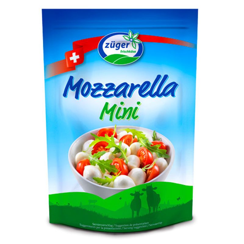 

Сыр мягкий Zuger Mozzarella mini 45%, 150 г
