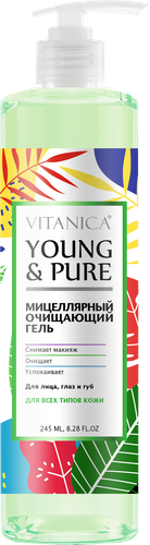

Гель для умывания VITANICA Young&Pure мицеллярный очищающий, 245мл