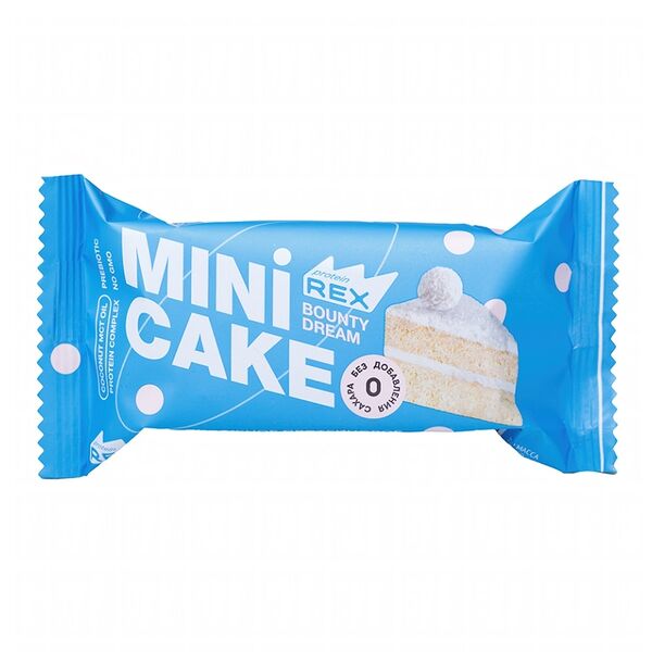 Пирожное Protein Rex протеиновое Кокосовый тортик