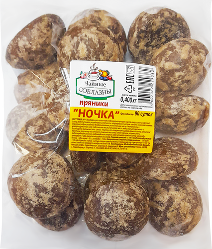 

Пряники ЧАЙНЫЕ СОБЛАЗНЫ Ночка, 400г