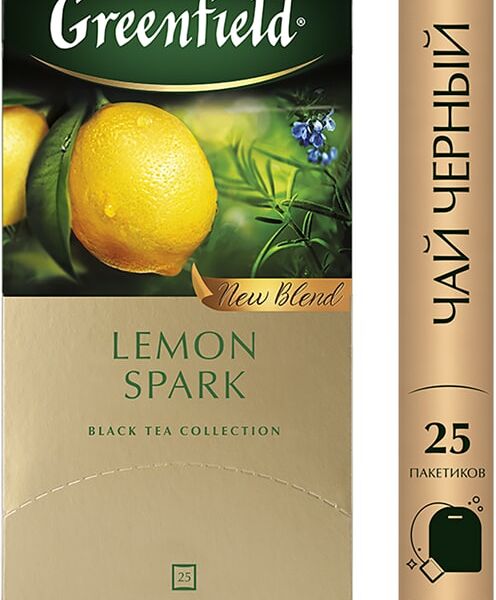Чай черный Greenfield Lemon Spark 25*1.5г