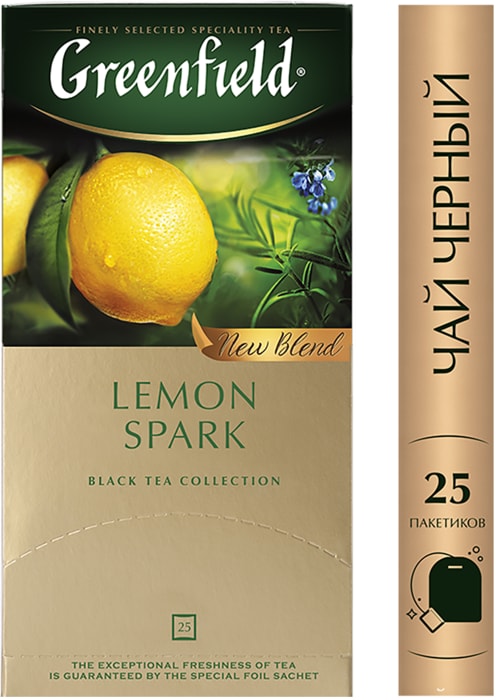

Чай черный Greenfield Lemon Spark 25 пакетиков 37.5 г