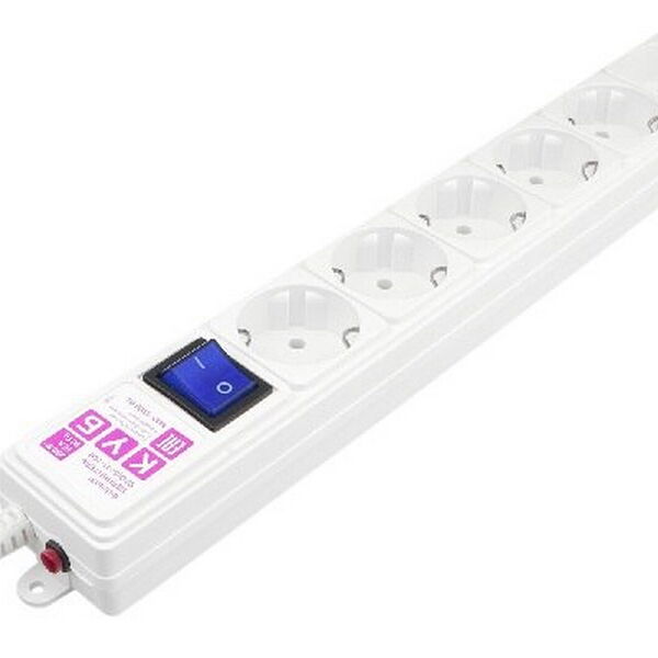 Фильтр-удлинитель Power Cube SPG6-А2 5м 6 розеток белый 16А/35кВт провод 3*15