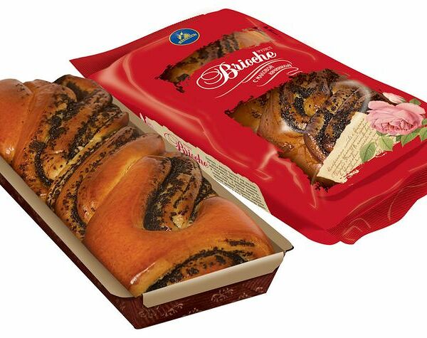 Рулет Каравай Бриошь с маковой начинкой, 240г