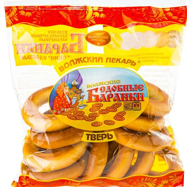Баранки Волжский Пекарь Волжские сдобные 350 г