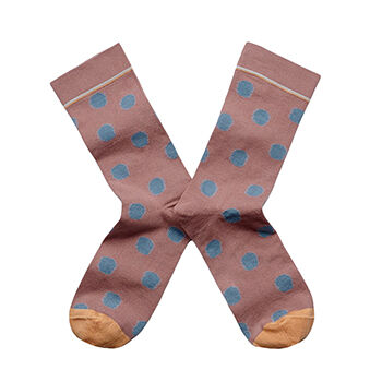 Носки унисекс Polka Dot Skin, высокие, Bonne Maison, размер 36-38, Франция