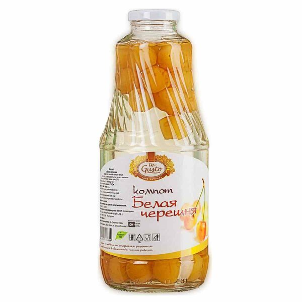 Компот Te Gusto из белой черешни