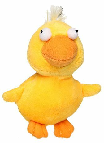 Утка GiGwi с пищалкой 11 см