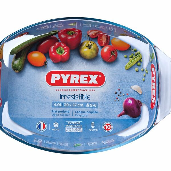 Форма для запекания Pyrex Irresistible с решеткой, 39х27 см