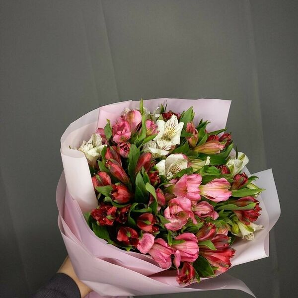 Букет из 17 альстромерий микс