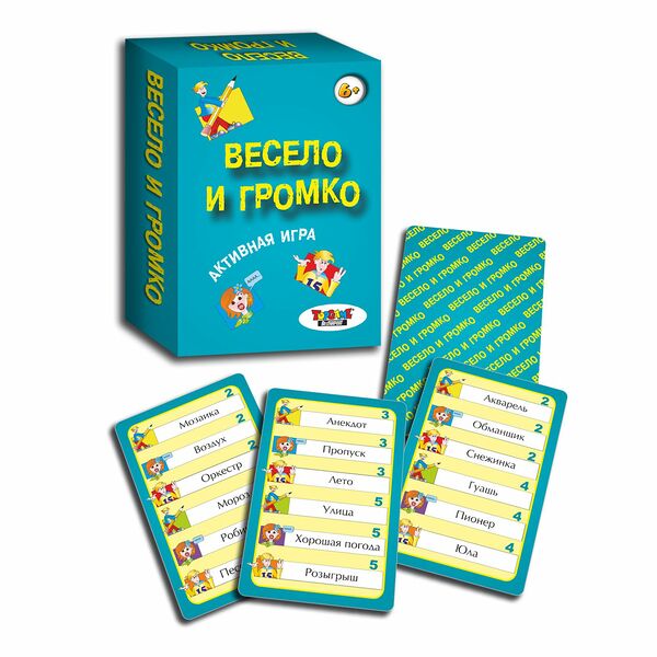 Гп.Карточная игра Весело и громко активная игра 100 карточек Topgame